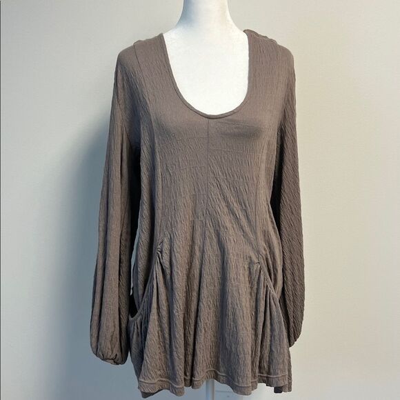 Free People Bayside Mini Dress Taupe S - Picture 2 of 9